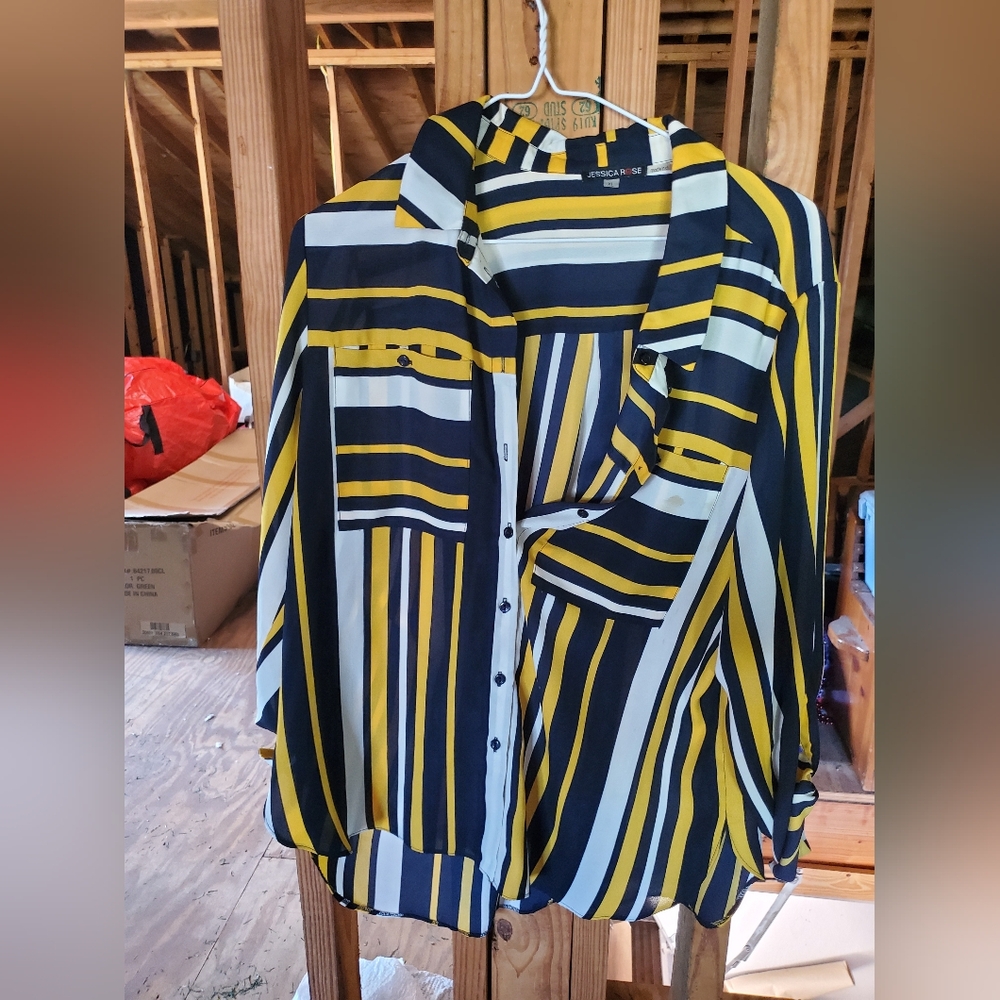 Jessica rose striped shirt